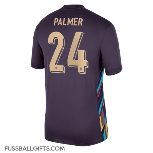 England Cole Palmer #24 Fußballbekleidung Auswärtstrikot EM 2024 Kurzarm